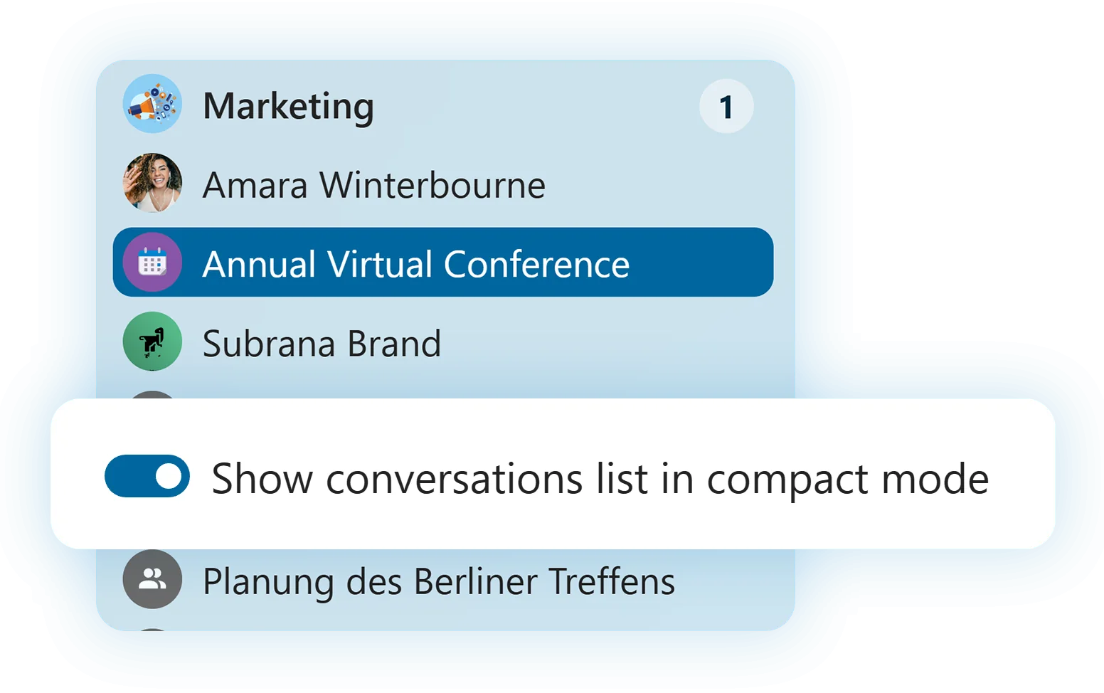 Компактный режим интерфейса UzCloud Hub